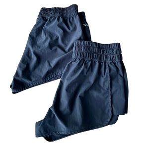 DSG Women’s Black Running Shorts Bundle Medium, 2 Pair Athletic Shorts